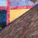 Turtle Quilt Applique Wall Hanging Custom Quilted Batiks Art Quilt