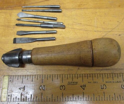 Buell Co. Tool Handle and 7 Tools