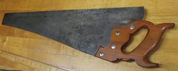 E.C. Atkins Rip Hand Rip Saw 5-1/2 TPI Patent 1887