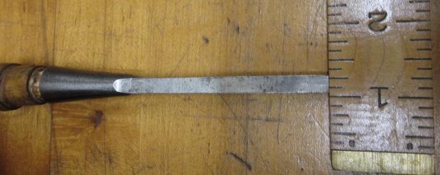 Stanley Socket Butt Chisel 1/4 inch Defiance No. 1251