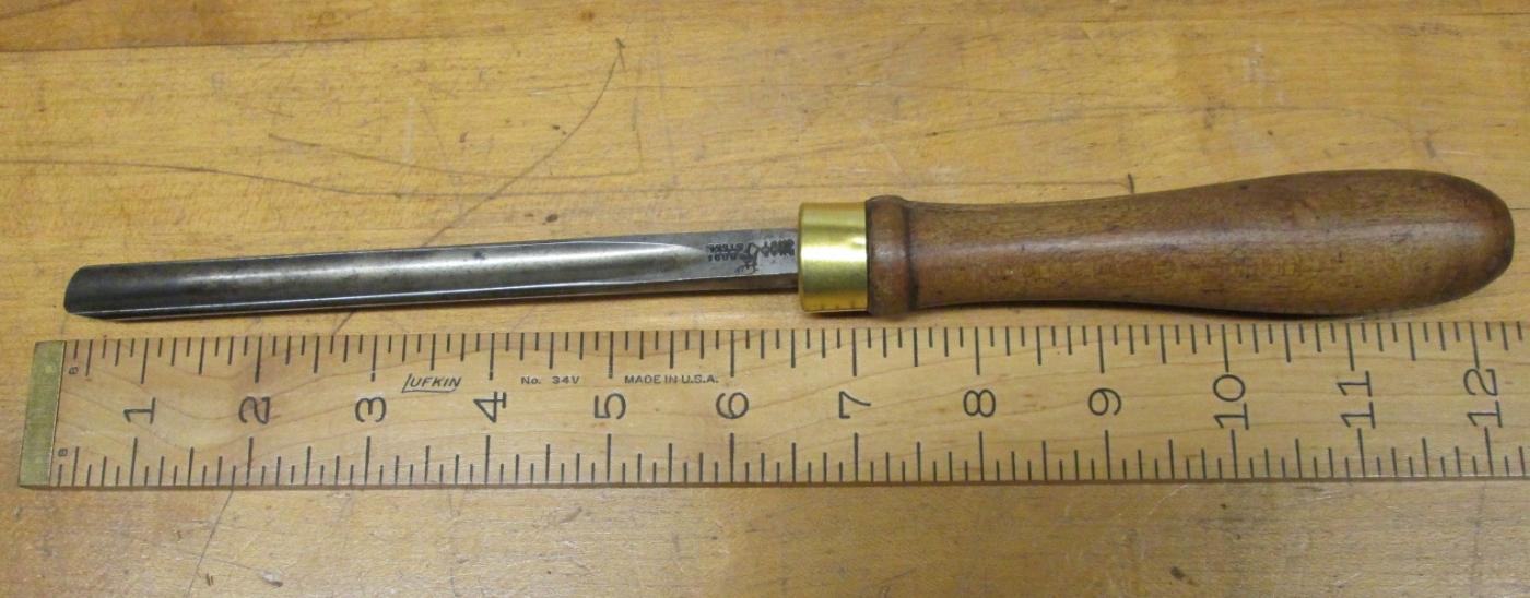 Buck Brothers Tanged Lathe Gouge Chisel 1/2 inch