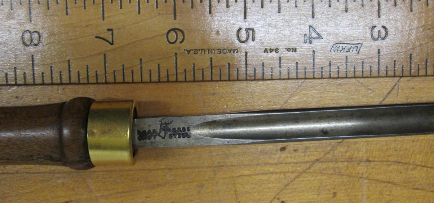Buck Brothers Tanged Lathe Gouge Chisel 1/2 inch