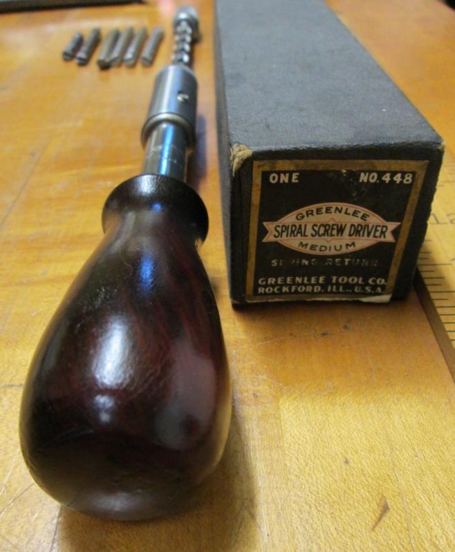 Greenlee Spiral Ratchet Screwdriver No. 448 & Box