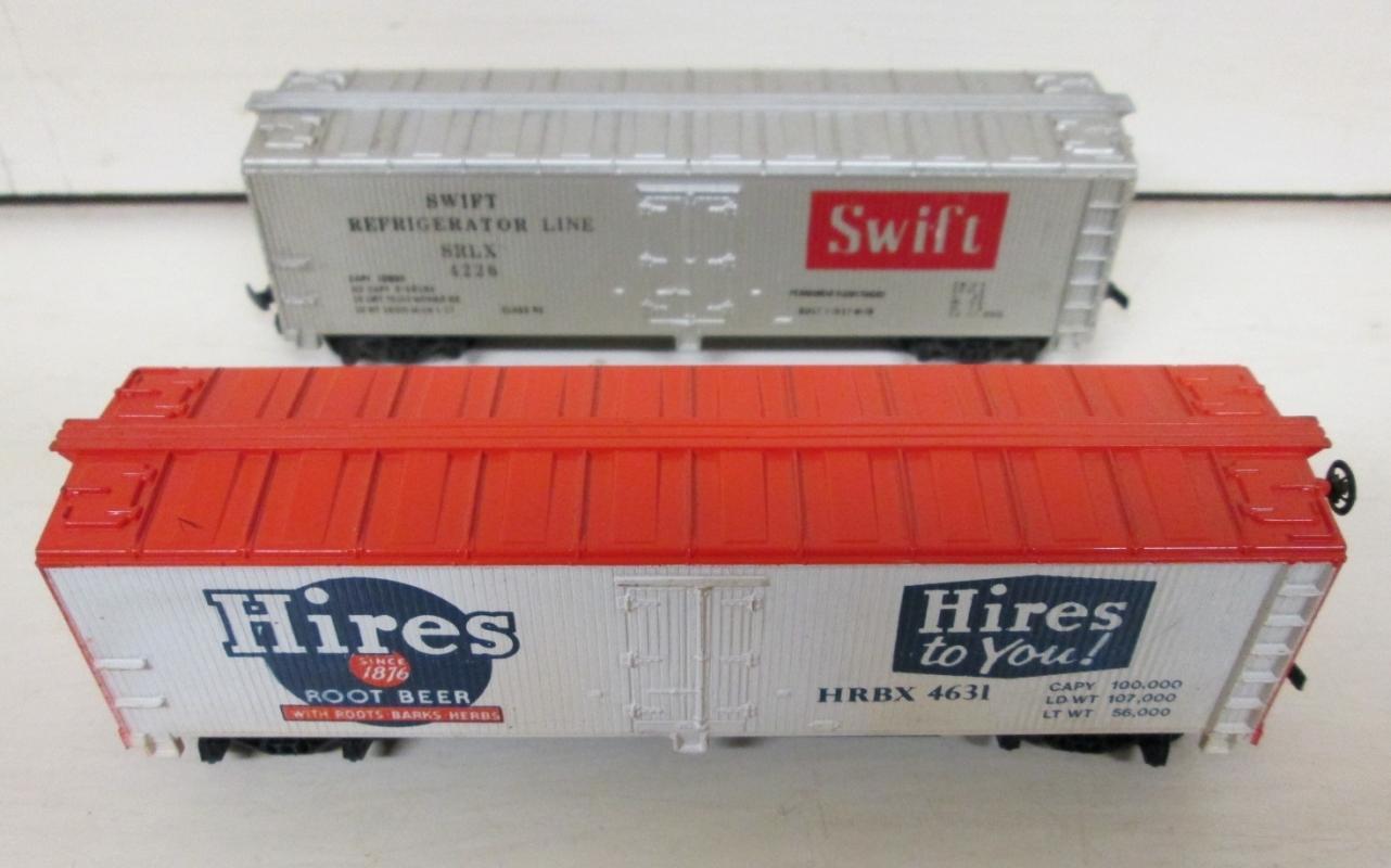 Train Cars HO Scale Swift & Hires Root Beer Box Cars