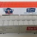 Train Cars HO Scale Swift & Hires Root Beer Box Cars