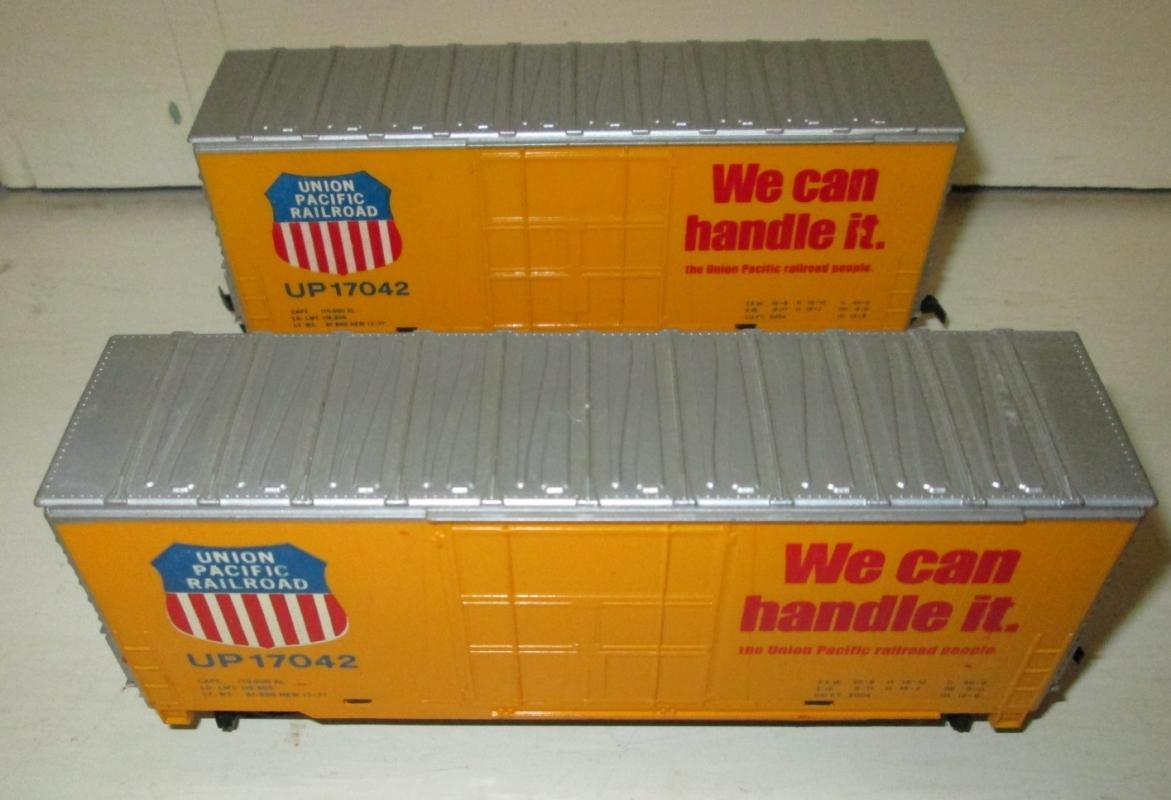Train Cars HO Scale Union Pacific Railroad Box Car