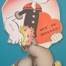 Popeye Valentines Card 1929 Hallmark USA