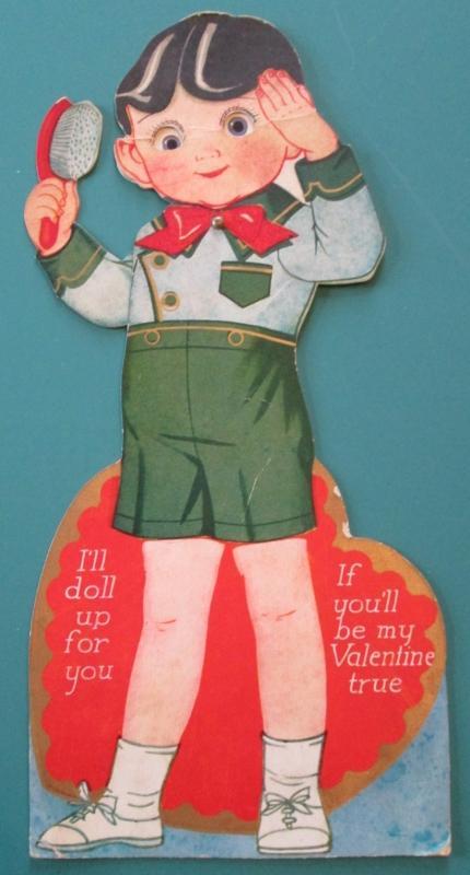 Afalfa Valentines Card 1930's Little Rascals