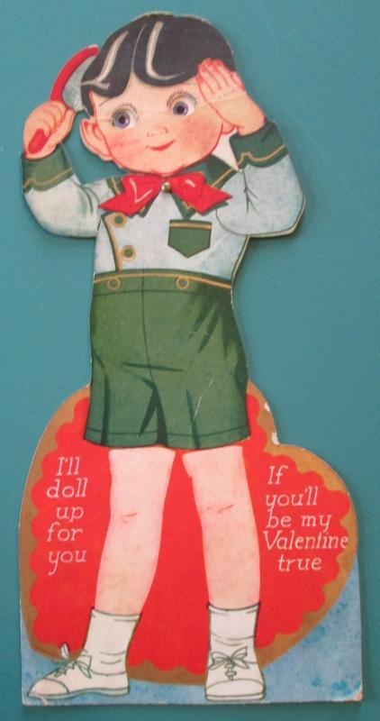 Afalfa Valentines Card 1930's Little Rascals