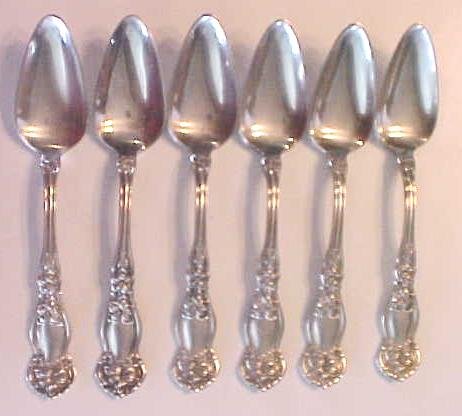 Orange Blossom Teaspoons Rogers Silverplate 1910 6PC