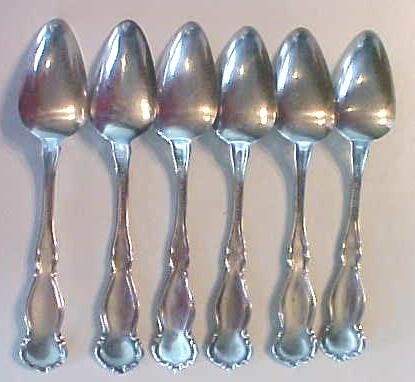 Orange Blossom Teaspoons Rogers Silverplate 1910 6PC
