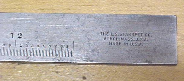 Starrett No. 122 Vernier Calipers 12