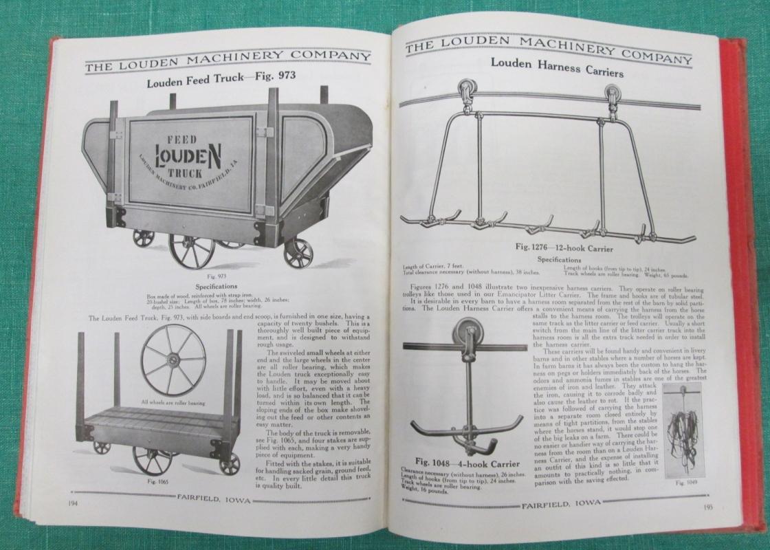 Louden Dairy Barn Door Stable Catalog 1919