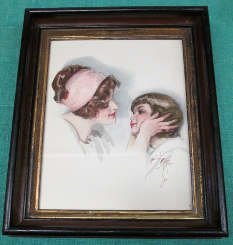 Harrison Fisher Print All Mine Framed