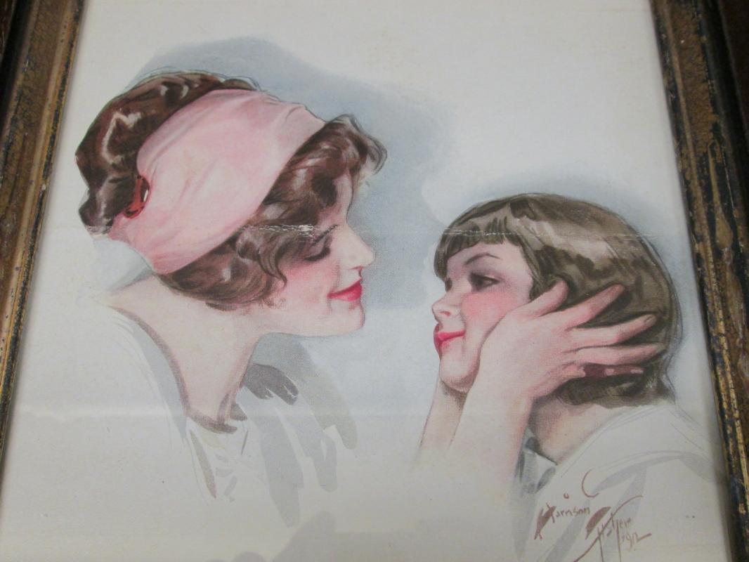 Harrison Fisher Print All Mine Framed