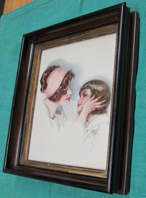Harrison Fisher Print All Mine Framed