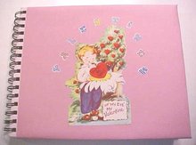 Valentines Card Collection 1940-50's 94 Pc + Decorated Album
