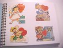 Valentines Card Collection 1940-50's 94 Pc + Decorated Album