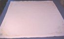 Vintage Tablecloth Embroidered Flowers 48x46