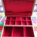 Mele Jewelry Box Leatherette Wooden