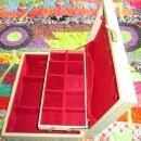 Mele Jewelry Box Leatherette Wooden