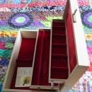 Mele Jewelry Box Leatherette Wooden Key