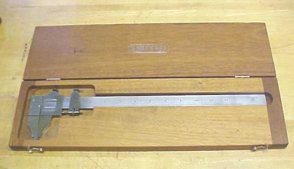 Starrett No. 122 Vernier Calipers w/Box 12 Inch Capacity