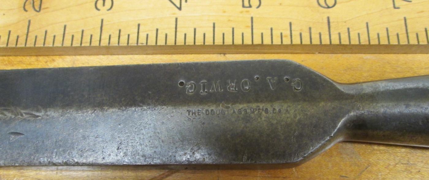 Douglass Socket Framing Chisel 1.25 inch Bevel Back