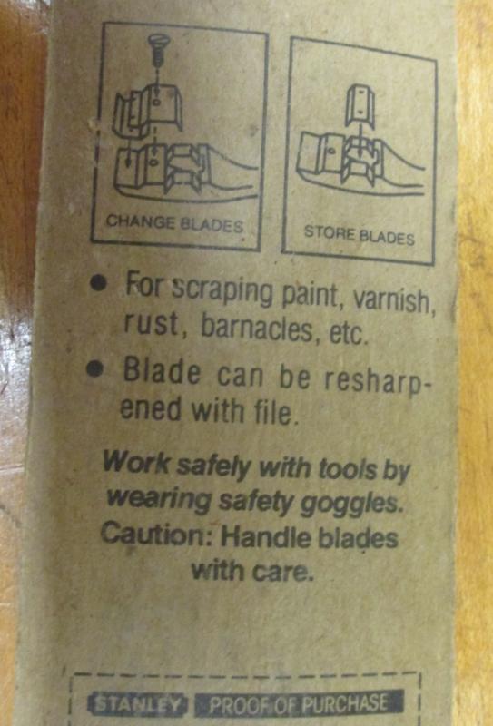 Stanley Hook Scraper Double Blade 1.5