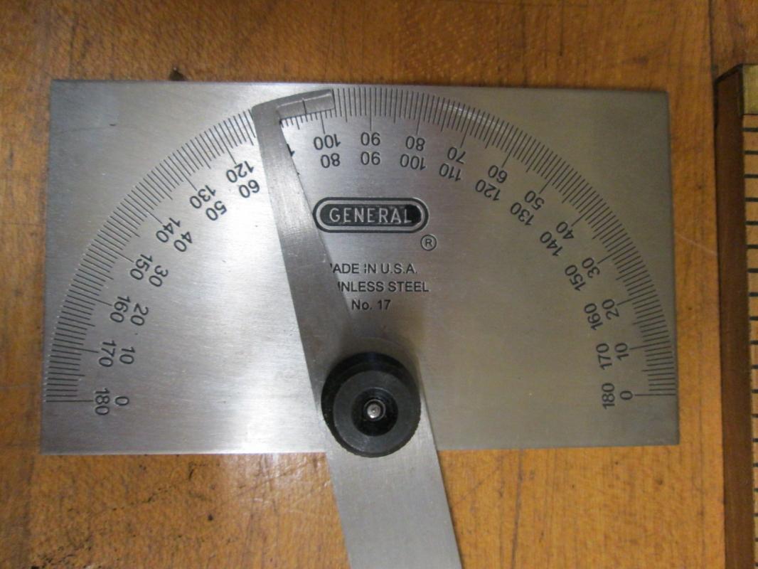 General Hardware Protractor No. 17 Stainless Steel