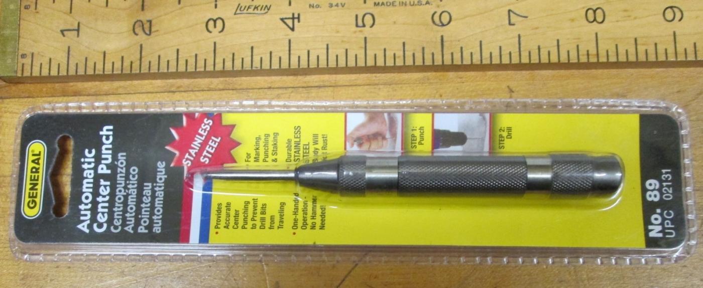 Automatic Center Punch General No. 89 Stainless