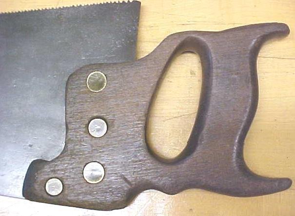 Disston Early Arc Hand Stamp Logo Hand Saw 26 Inch