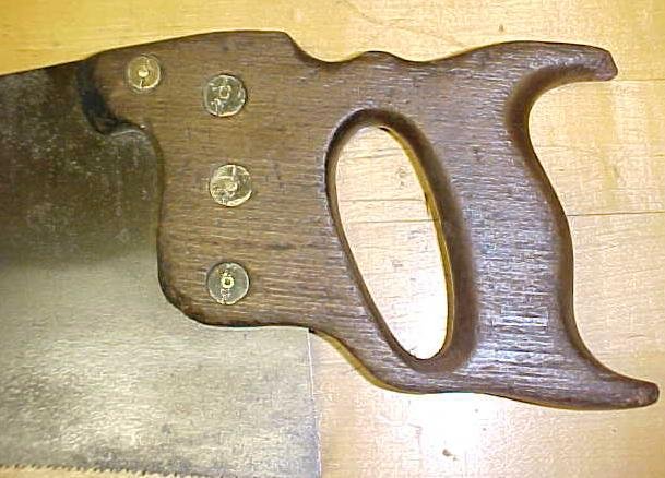 Disston Early Arc Hand Stamp Logo Hand Saw 26 Inch