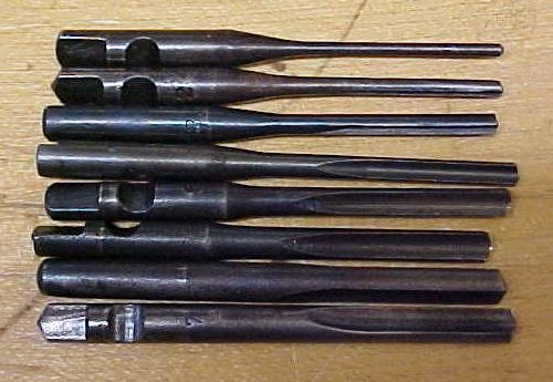 Millers Falls Yankee Push Drill w/8 drill bits Rosewood!