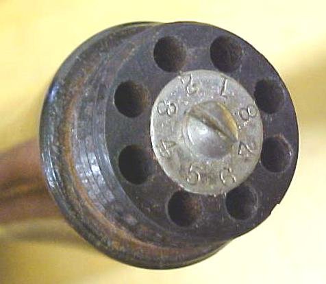 Millers Falls Yankee Push Drill w/8 drill bits Rosewood!