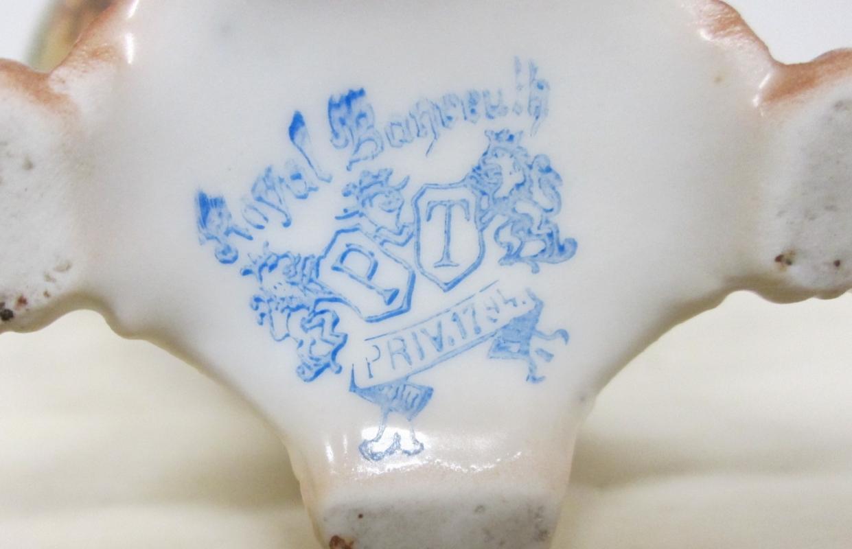 Royal Bayreuth Handle Vase 1902+ Bathing Beauties
