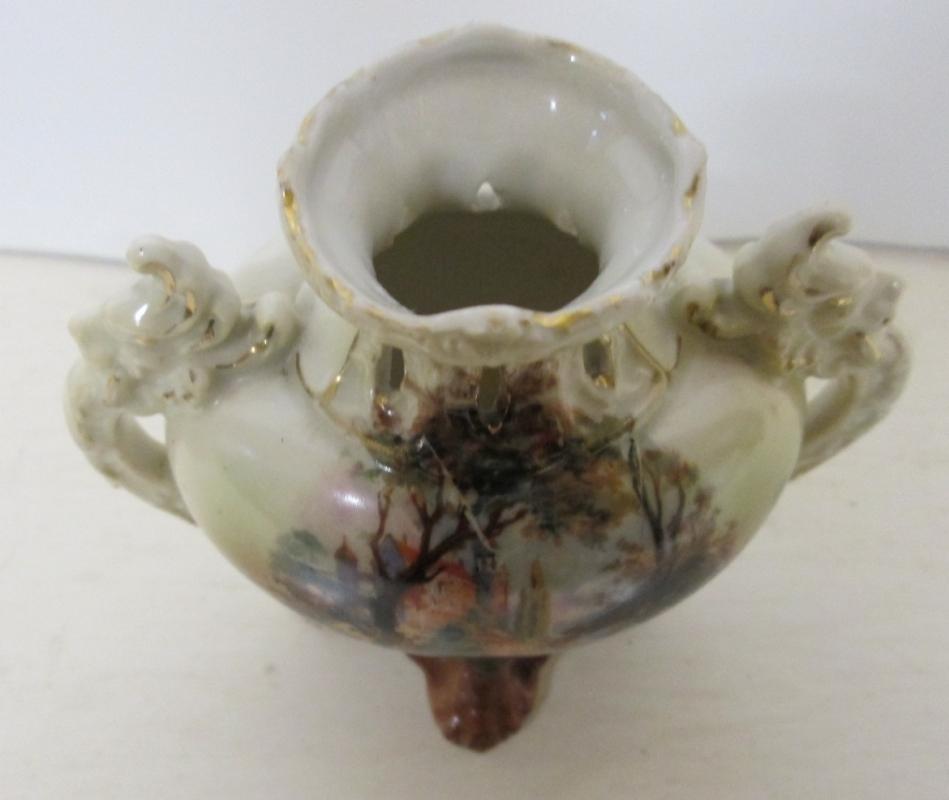 Royal Bayreuth Handle Vase 1902+ Bathing Beauties