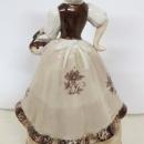 Porcelien Music Box Lady w/ Long Dress