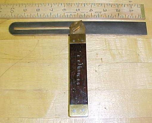 Sliding T Bevel Gauge 10 Inch Star Tool Co. Antique