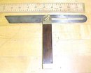 Antique Rosewood Brass T Bevel Gauge 10 Inch