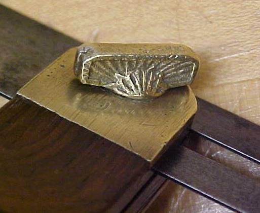 Antique Rosewood Brass T Bevel Gauge 10 Inch