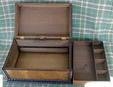 Wood Box Folk Art Solid Cherry Oak