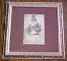 Spanish Lady Carmen Print 1892 Ornate Frame