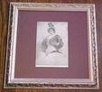 Spanish Lady Carmen Print 1892 Ornate Frame