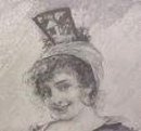 Spanish Lady Carmen Print 1892 Ornate Frame