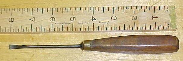 S.J. Addis No. 21 Tanged Bent Front Wood Chisel