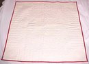 Christmas Tree Quilt Wall Hanging Holly Poinsettias 41x41