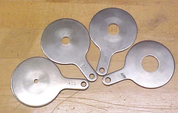 Gas Line Flow Constricting Gauge /s Set of 4