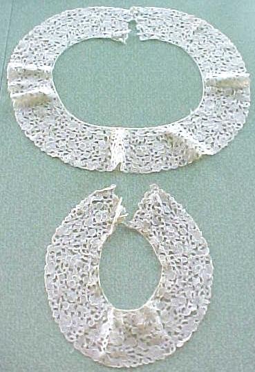 Antique Lace Collars Ladies 2 PC