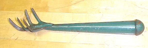 Antique Garden Hand Tool Fork Claw Cultivator